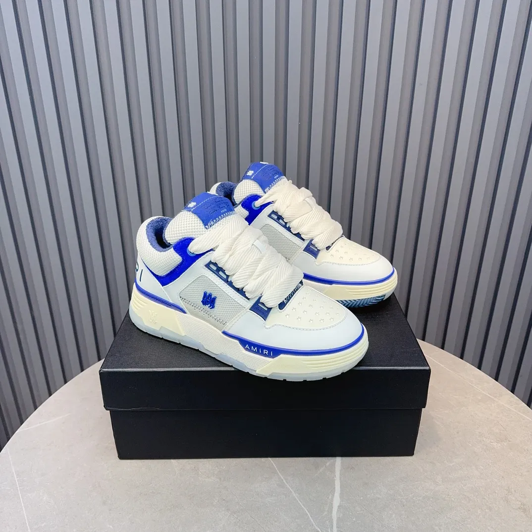 Men's shoes 💰660💰 AMIRI AMIRI trendy brand hot sale 🔥 Available all year round, couples 💑 Official website synchronization Imported fabrics 1⃣️ vs 1⃣️ replica, original factory special original sole, 35-45 (45. non-refundable)